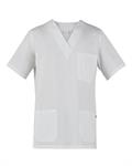 CASACCA COLLO V 100% COTONE JASON - BIANCO