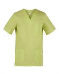 CASACCA COLLO V 100% COTONE JASON - PISTACCHIO