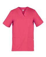 CASACCA COLLO V 100% COTONE JASON - FUXIA