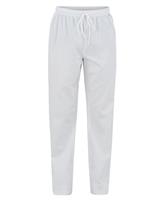 PANTALONE CUOCO UNISEX PLUTONE - BIANCO